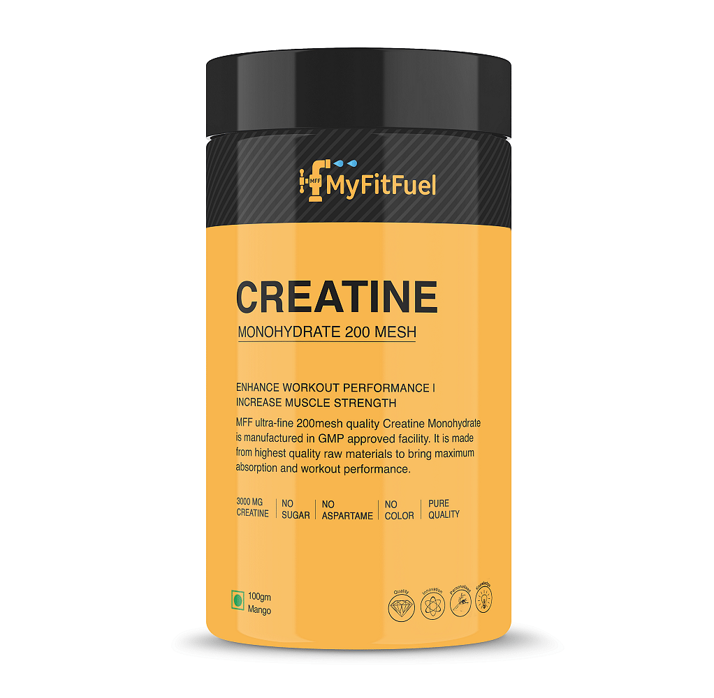 

MyFitFuel Creatine Monohydrate 200 Mesh [Micronized], (100 gm) Mango