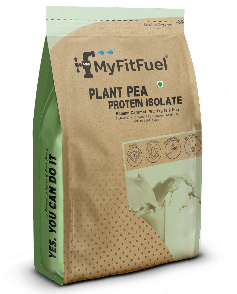 

MyFitFuel Plant Pea Protein Isolate | 1 Kg, (Banana Caramel)