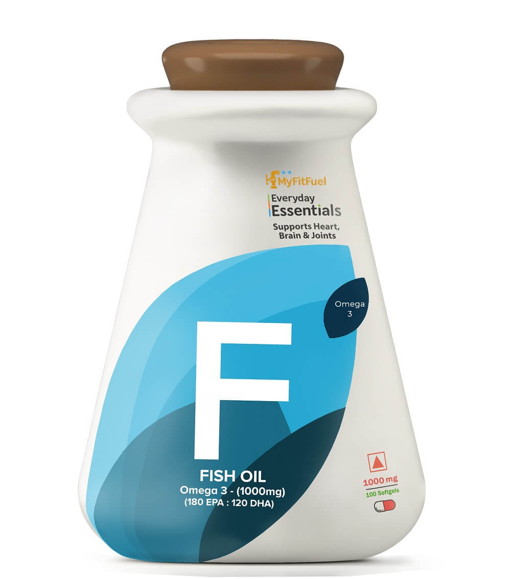 MyFitFuel Omega 3 Fish Oil, 1000mg (180 EPA 120 DHA)