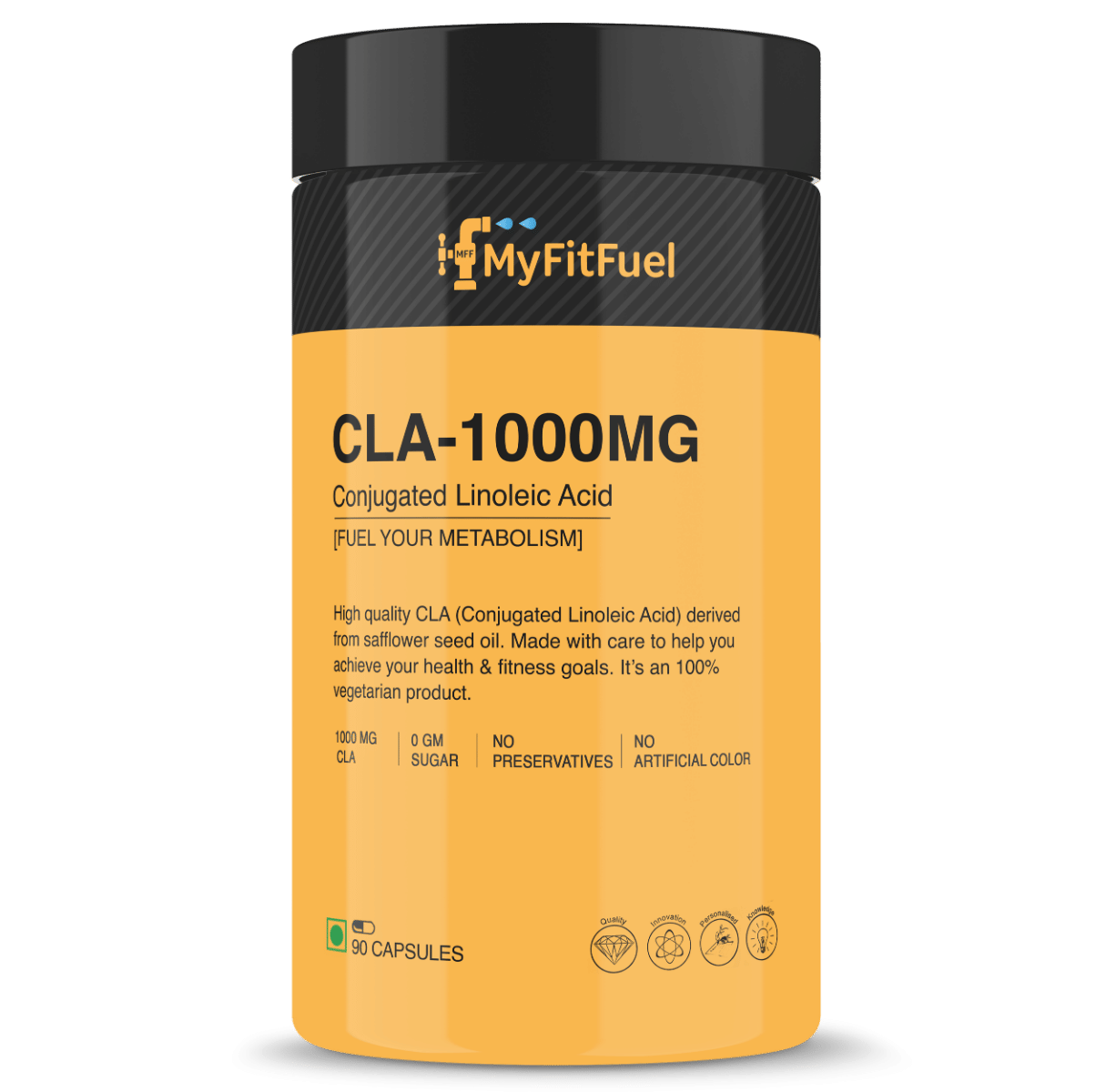 

MyFitFuel CLA 1000mg, (90 Capsules), Supplement For Weight Loss For Men & Women