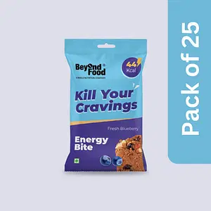 Beyond Food Energy Bites - Fresh Blueberry | Pack Of 25 | 25x10G