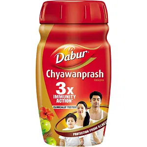 Dabur Chyawanprash | 3X Immunity Action | With 40+ Ayurvedic Herbs | Helps Build Strength and Stamina | Builds Health
