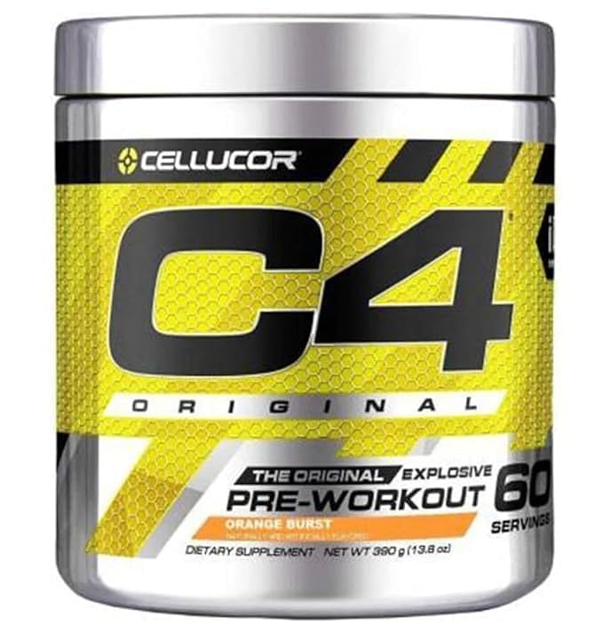 

Cellucor | C4 Pre-Workout Original Orange Burst Supplement, 390g, Energy Drink for Men