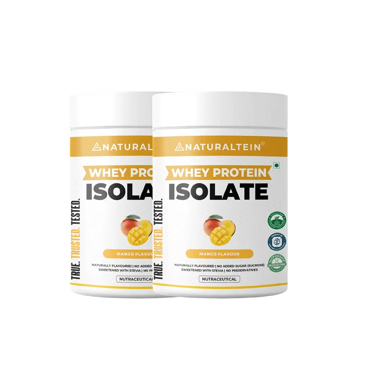 

NATURALTEIN Whey Protein Isolate Mango - 300 gms - Pack of 2