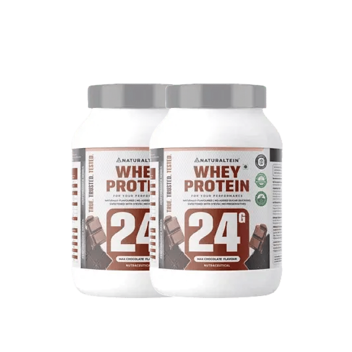

NATURALTEIN Whey Protein Max Chocolate - 1 kg - Pack of 2