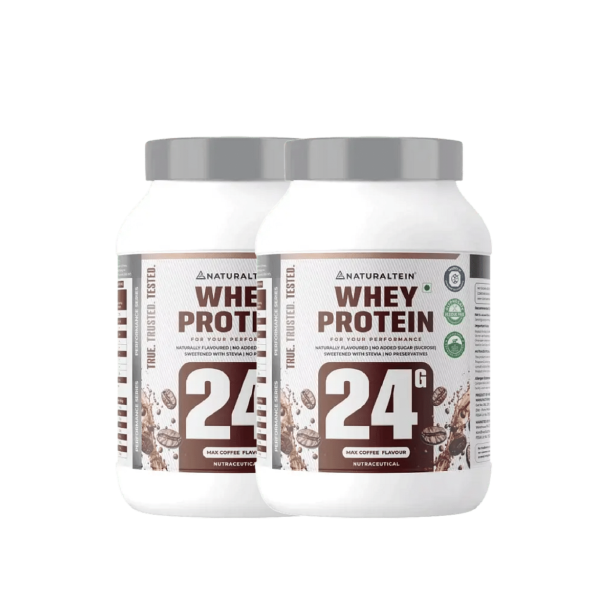 

NATURALTEIN Whey Protein Max Coffee - 1 kg - Pack of 2