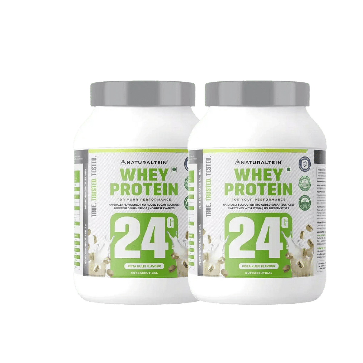 

NATURALTEIN Whey Protein Max Pista Kulfi - 1 kg - Pack of 2