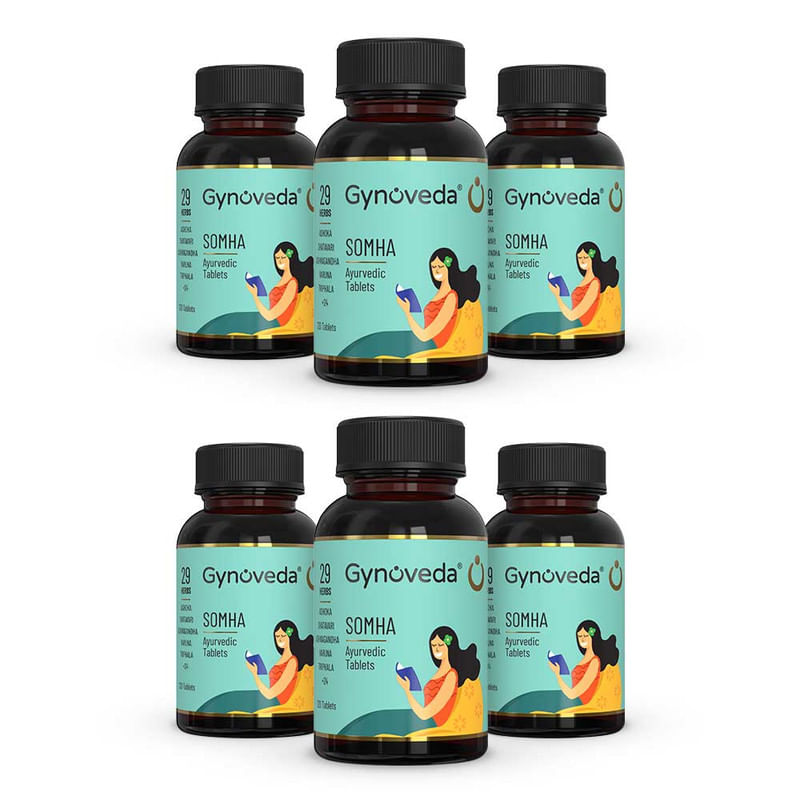 

Gynoveda White Discharge Ayurvedic Tablets, Antifungal, Antibacterial Formula For Intimate Itching, Smell 6 Bottles 720 Tablets