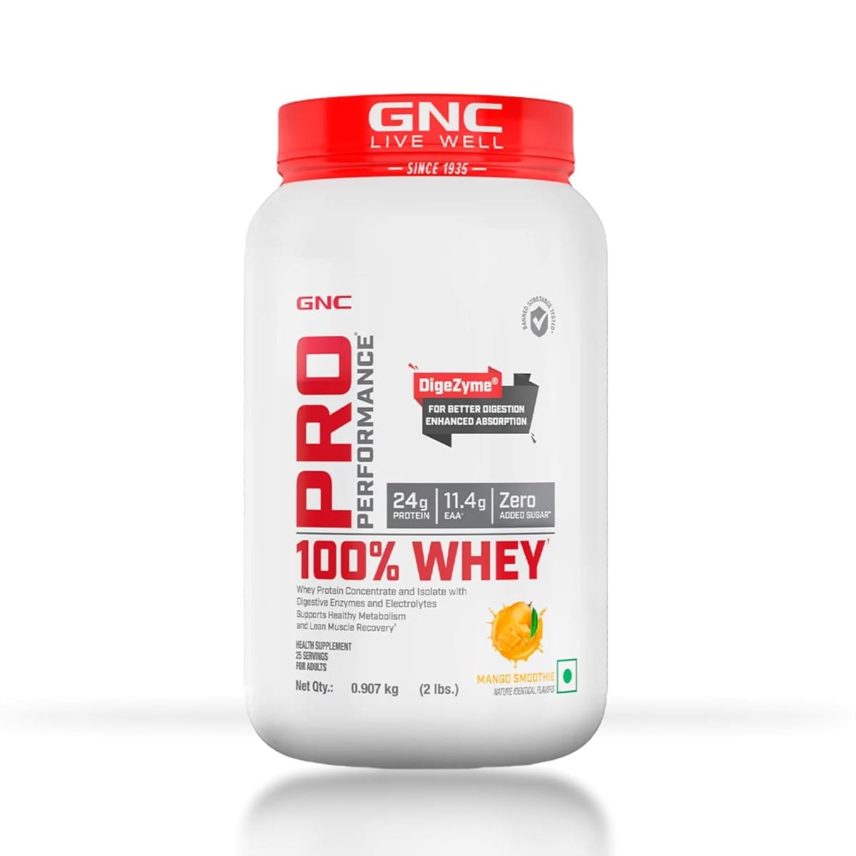 

GNC Pro Performance 100% Whey Protein Powder | Boosts Strength & Endurance | Builds Lean Muscles | Fastens Muscle Recovery | Formulated In USA | 24...