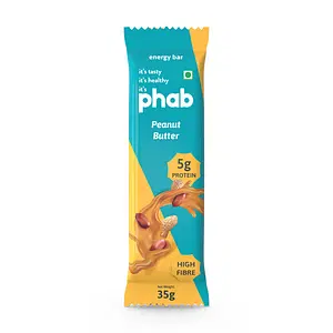 Phab energy bar- peanut butter(pack of 6)