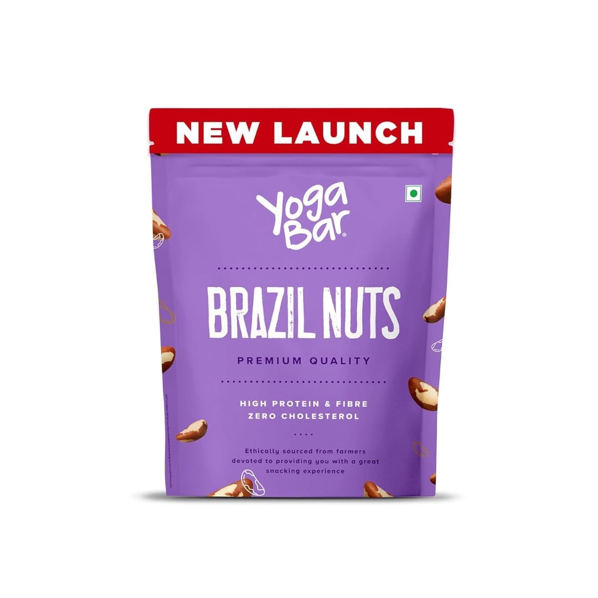 

Yogabar Premium Brazil Nuts 250g, High Protein and Fibre, Zero Cholesterol, Ethically Sourced