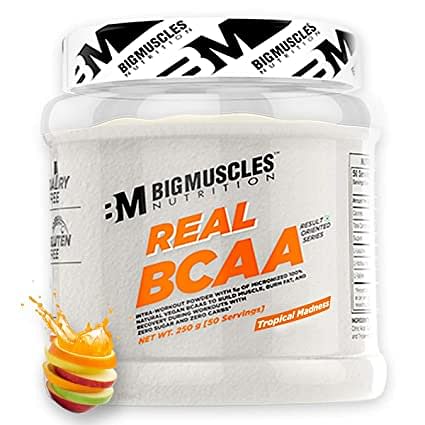

Bigmuscles Nutrition Real BCAA Tropical Madness 50 Serving (250 Gm)