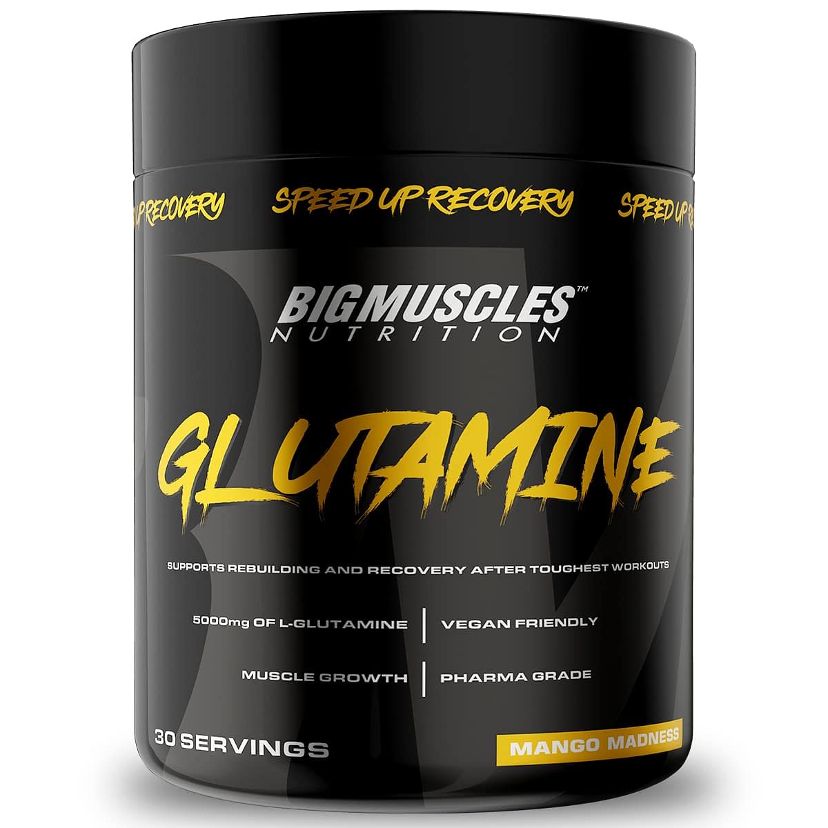

Bigmuscles Nutrition Glutamine [30 Servings, Mango Madness]