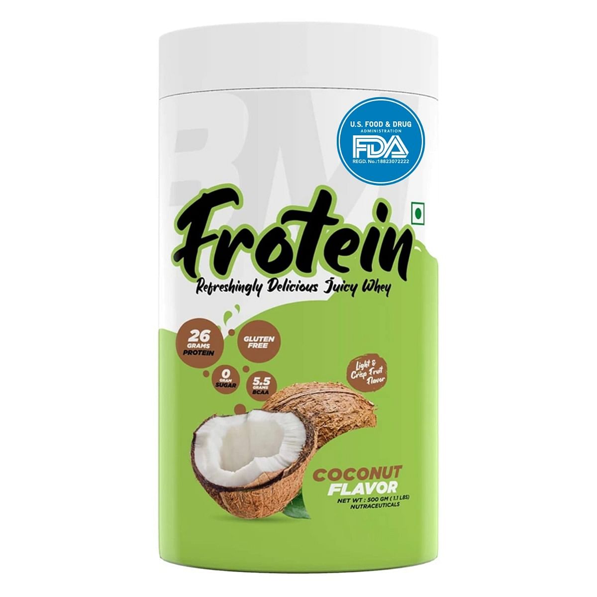 

Bigmuscles Nutrition Frotein 26G Refreshing Coconut (15 Servings, 500 G)