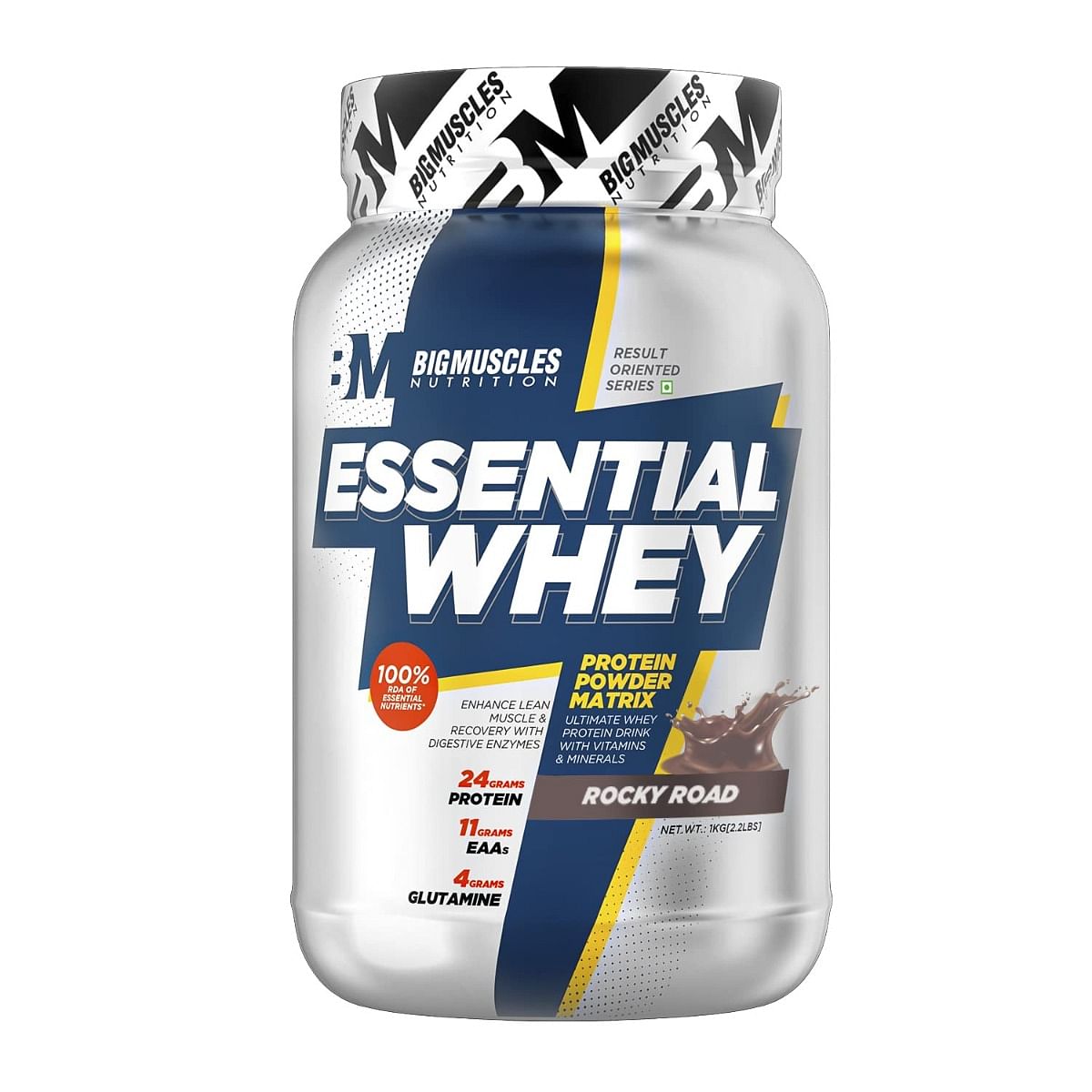 

Bigmuscles Nutrition Essential Whey 1Kg Rocky Road