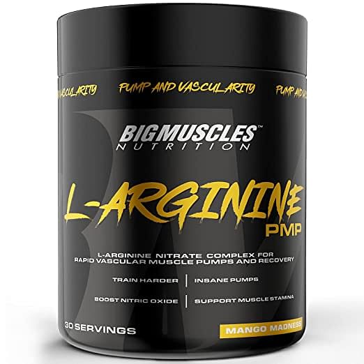 

Bigmuscles Nutrition L-Arginine Pmp Powder [30 Serving, Mango Madness]