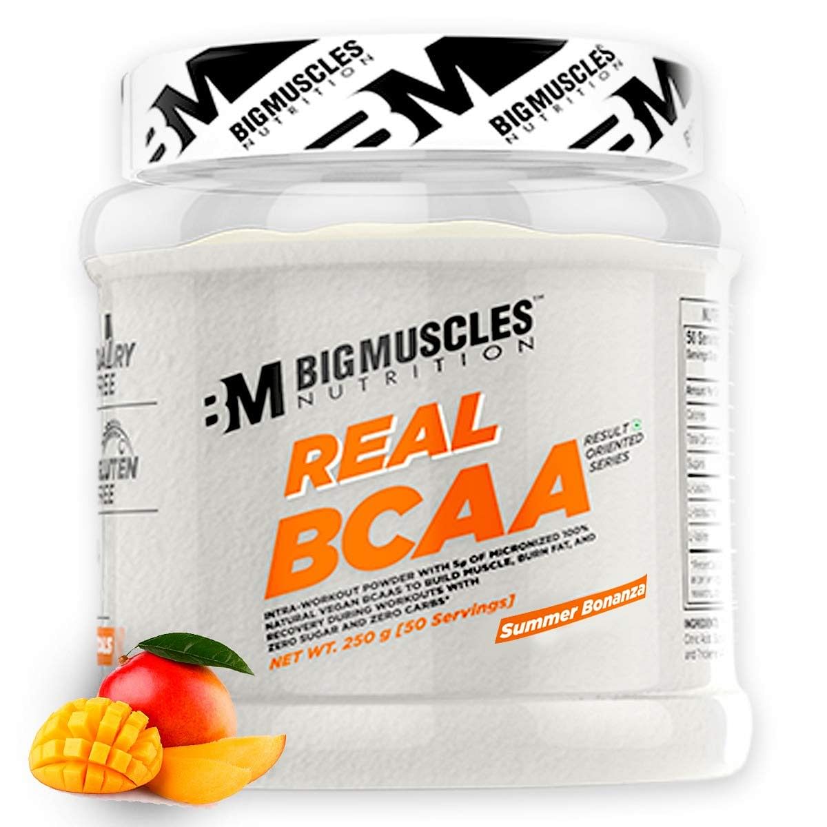 

Bigmuscles Nutrition Real BCAA Summer Bonanza 50 Serving (250 Gm)