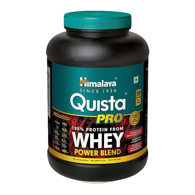 

Himalaya Quista Pro Advanced Whey Protein Powder - 2 kg (Chocolate)
