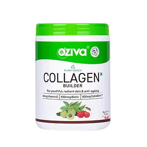 OZiva Collagen Builder for Anti-Ageing & Skin Radiance with Vitamin C, Guava Glow