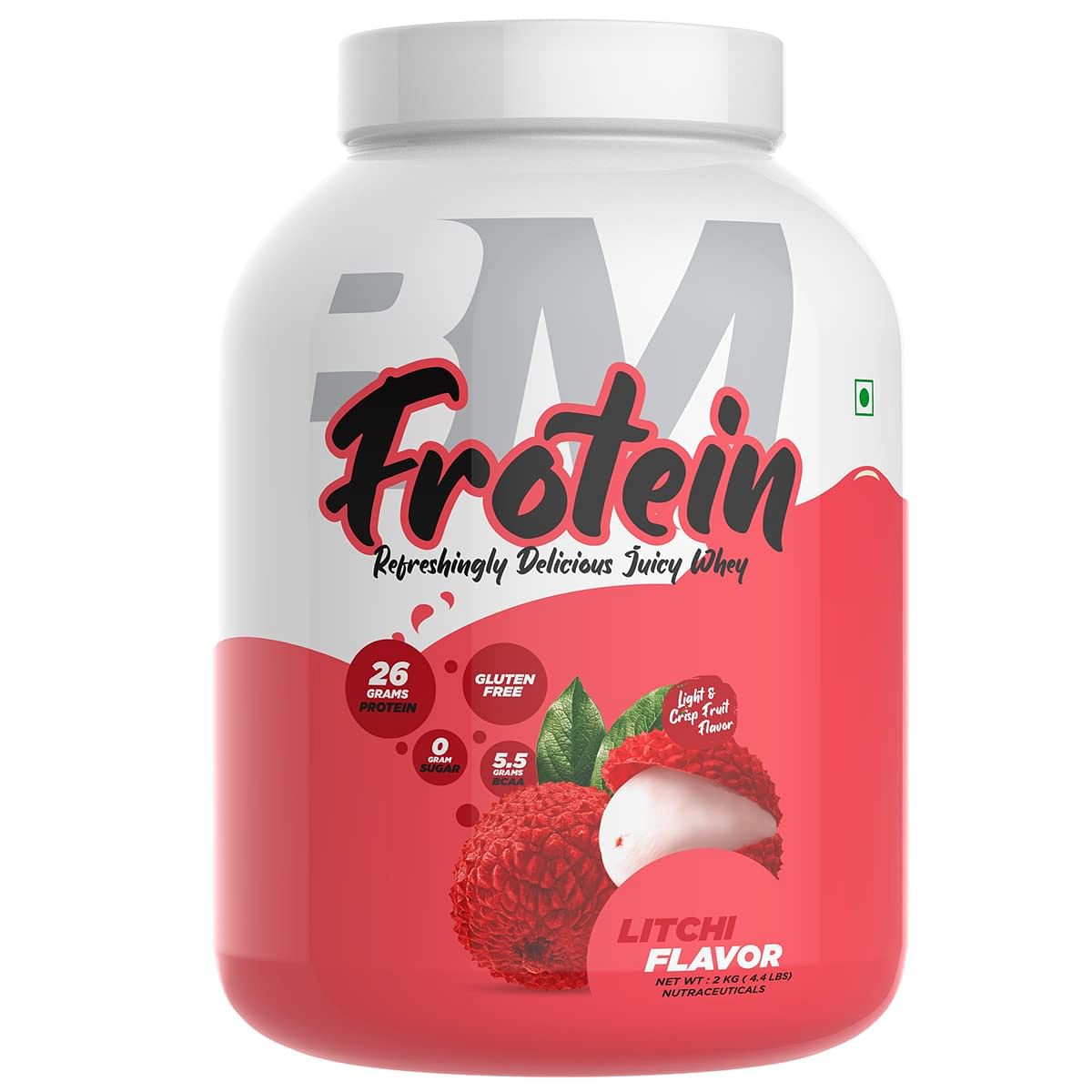 

Bigmuscles Nutrition Frotein 26G Refreshing Litchi (60 Servings, 2 Kg)