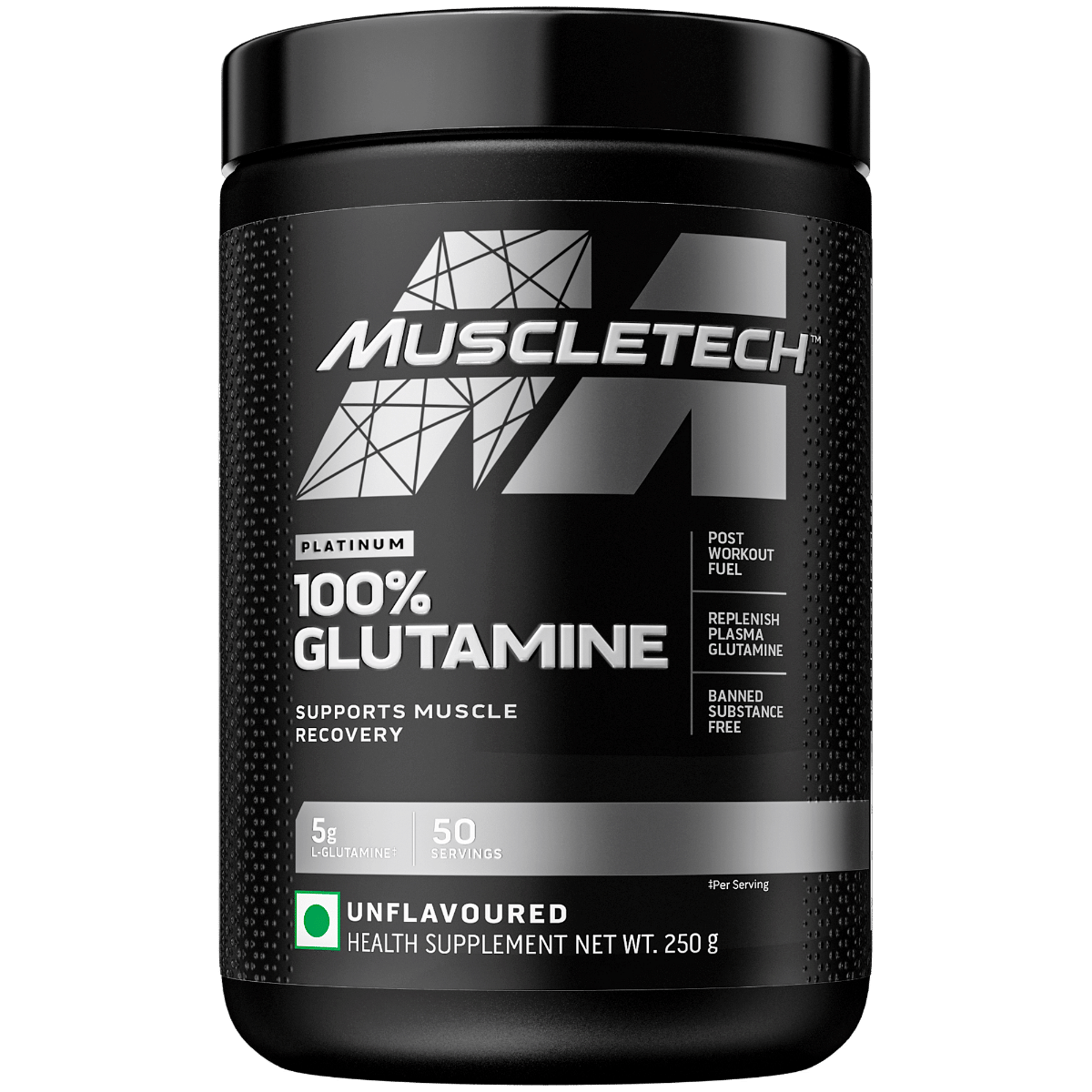 MuscleTech Essential Series Platinum Glutamine Ultra - pure Replenish Plasma Glutamine Sports Nutrition Non - Stimutant Formula Powder