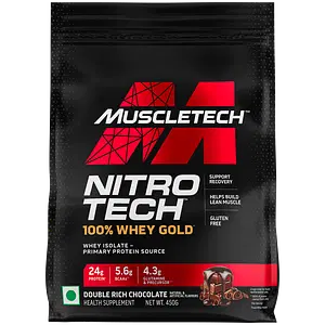 Muscletech Nitrotech 100% Whey Gold Double Rich Chocolate