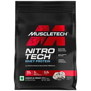 MuscleTech Nitrotech Whey Protein Cookies and Cream