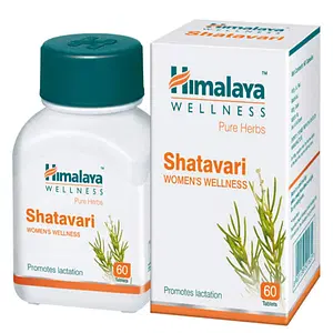 Himalaya Wellness Pure Herbs Shatavari Women's Wellness | Promotes Lactation | - 60 Tablets
