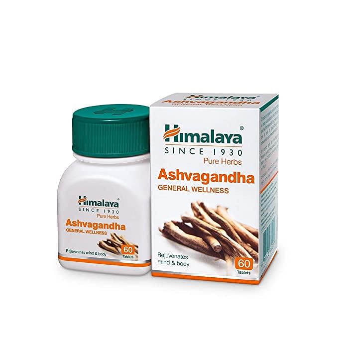 

Himalaya Ashwagandha - General Wellness Tablets, 6 Tablets | Stress Relief | Rejuvenates Mind & Body