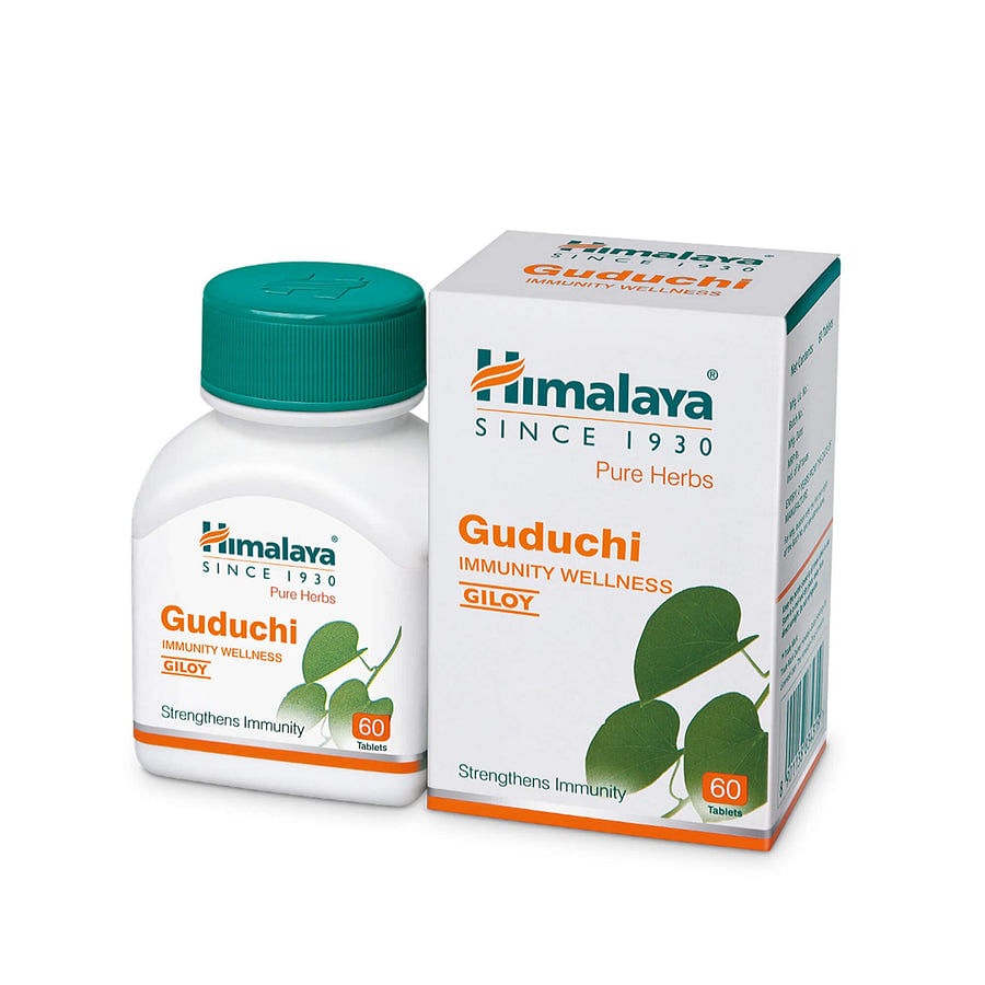 

Himalaya Wellness Pure Herbs Guduchi Immunity Wellness | Giloy | Strengthens Immunity, Fights Infection & Supports Detoxification| - 60 Tablet