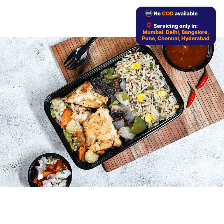 FoodDarzee : Muscle Building - Veg High Protein 1 day Trial plan | Lunch \u0026  Dinner | 2 meals delivered on 1 day | High Protein Diet