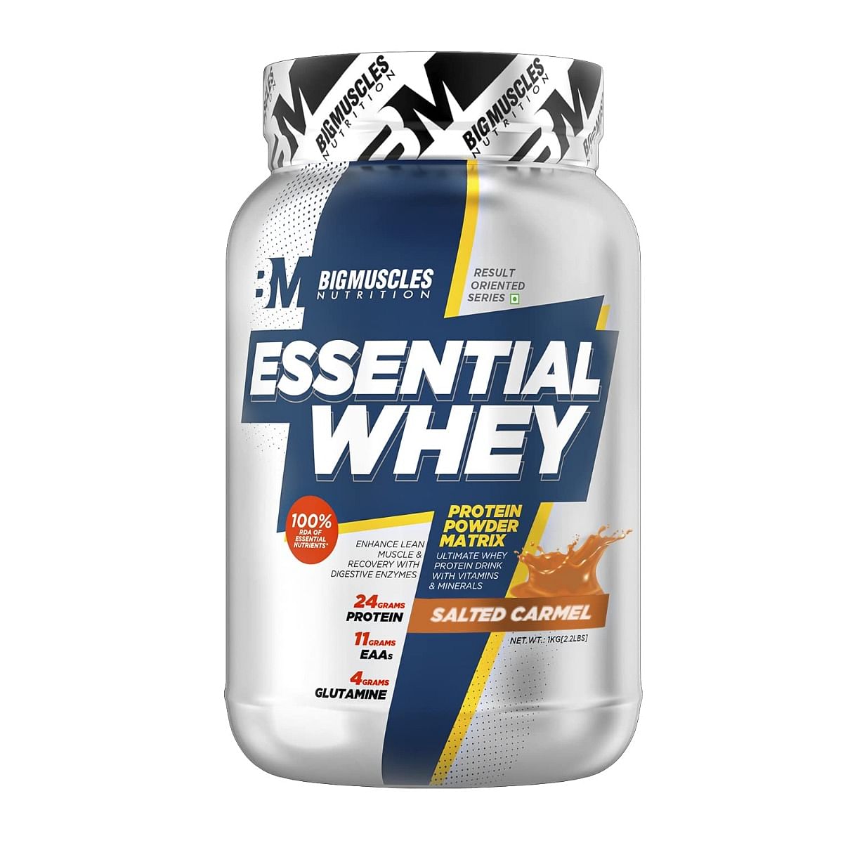 

Bigmuscles Nutrition Essential Whey 1Kg Salted Caramel