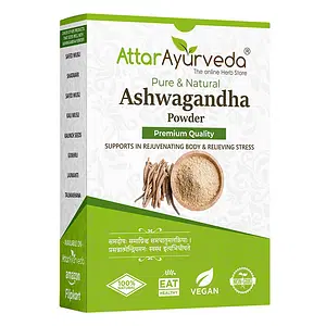 Attar Ayurveda Ashwagandha powder (250g) | Withania Somnifera | Helps fight anxiety and Stress and Improving vigor and vitality