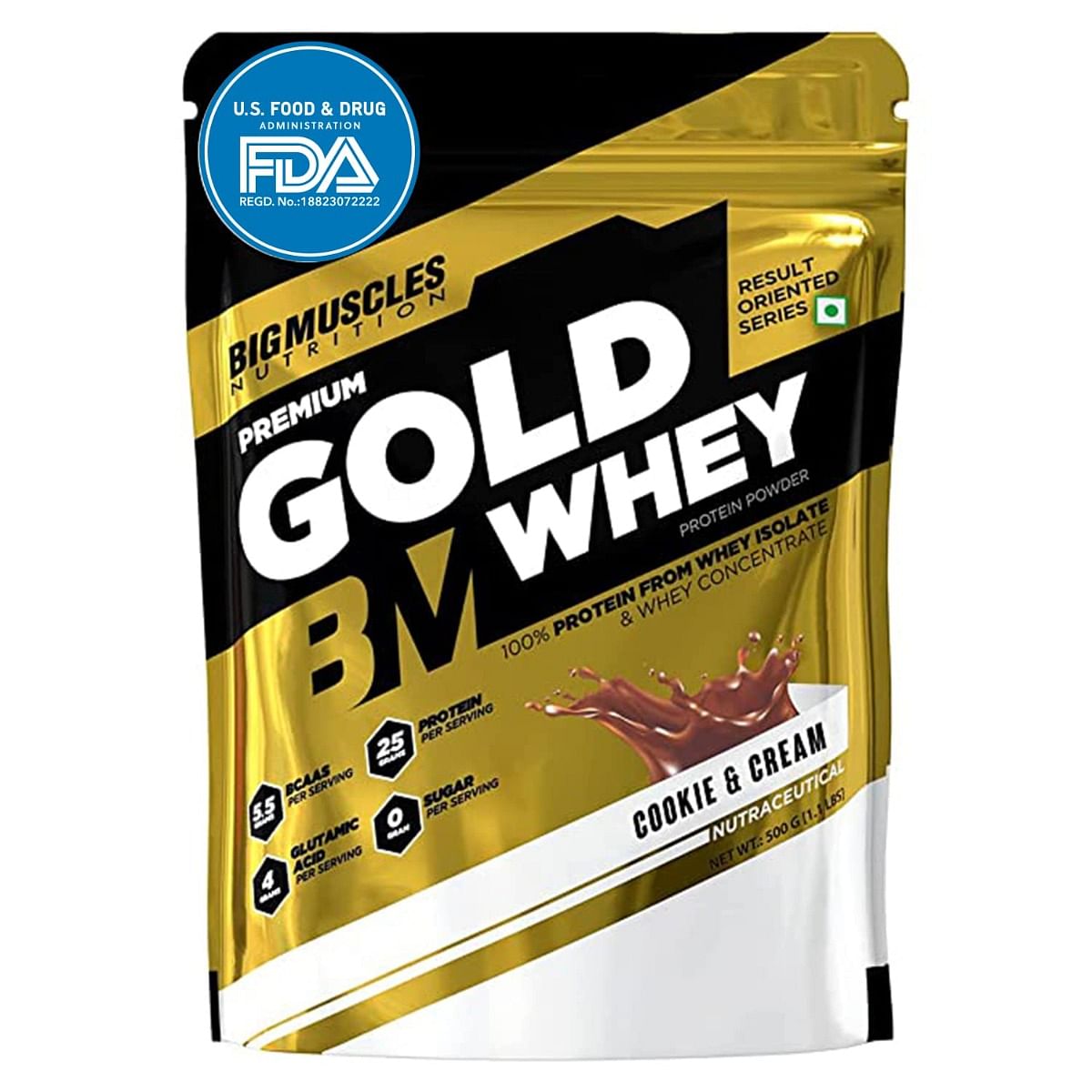 

Bigmuscles Nutrition Premium Gold Whey 500G [Cookie & Cream]