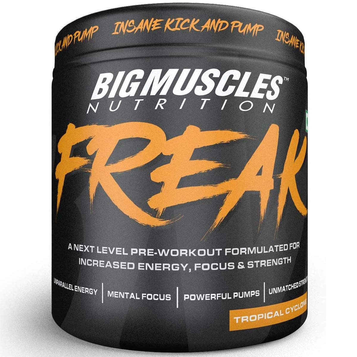 

Bigmuscles Nutrition Freak Pre-Workout [30 Servings, Tropical Cyclone]
