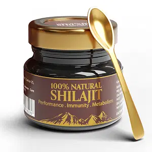 TAC - The Ayurveda Co. 100% Natural Himalayan Shilajit Resin for Immunity & Stamina Booster for Improving Energy & Strength, 20gm