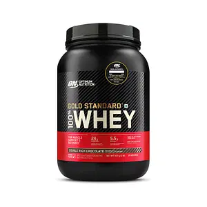 Optimum Nutrition (ON) Gold Standard 100% Whey Protein Powder 2lbs | 29 Serving | 24g Protein | Double Rich Chocolate Flavour | Muscle Support | Recovery