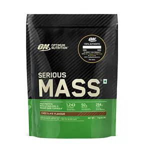 Optimum Nutrition (ON) Serious Mass 1kg | 50g Protein | Chocolate Flavour | Weight Gain | Muscle Building