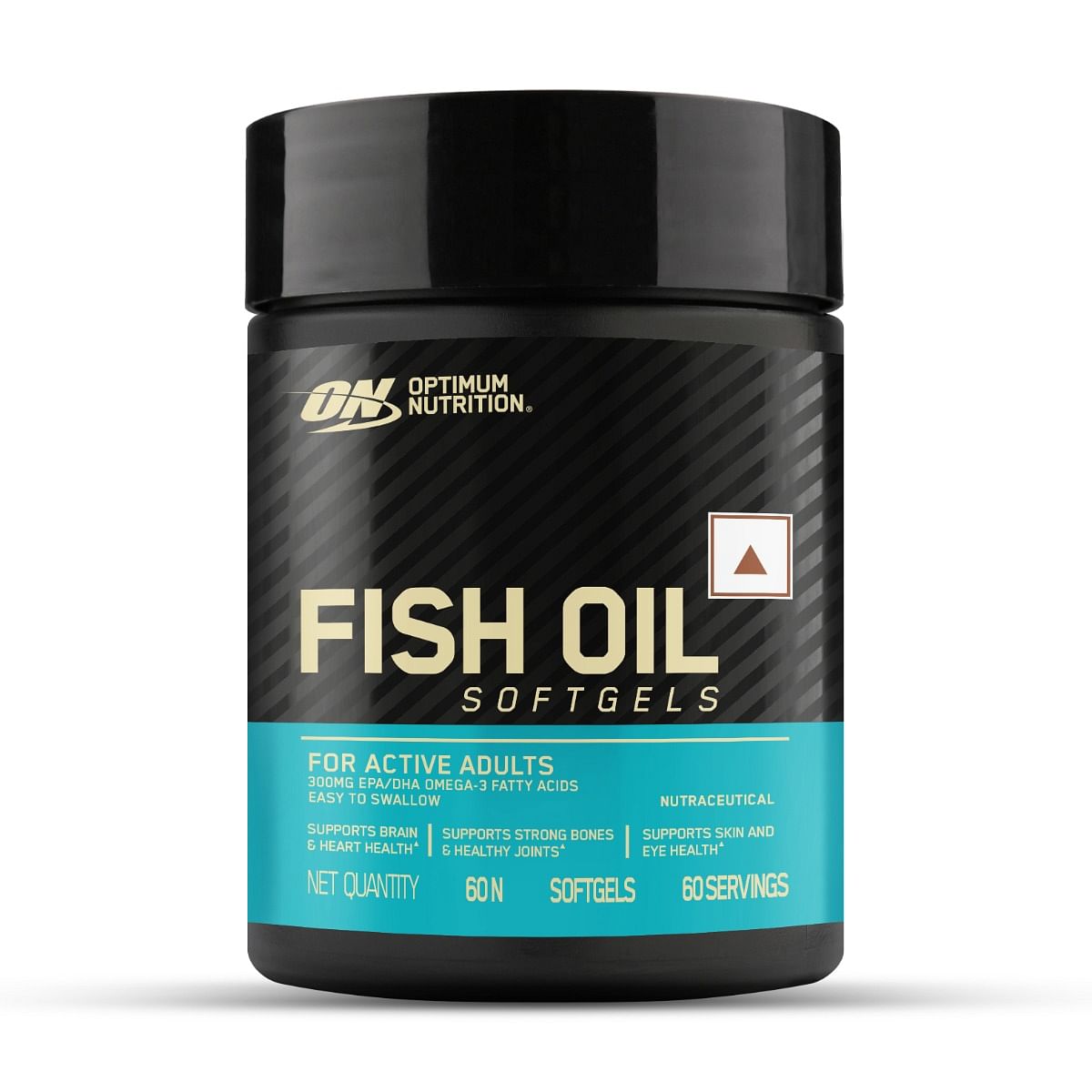 

Optimum Nutrition (ON) Fish Oil - 60 Capsules, 1000 mg Fish Oil, 180 mg EPA, 120mg DHA