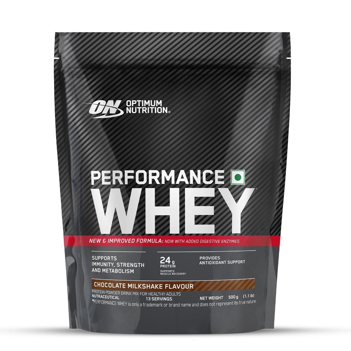 

Optimum Nutrition (ON) Performance Whey Protein Powder– 0.5Kg (Chocolate Milkshake)