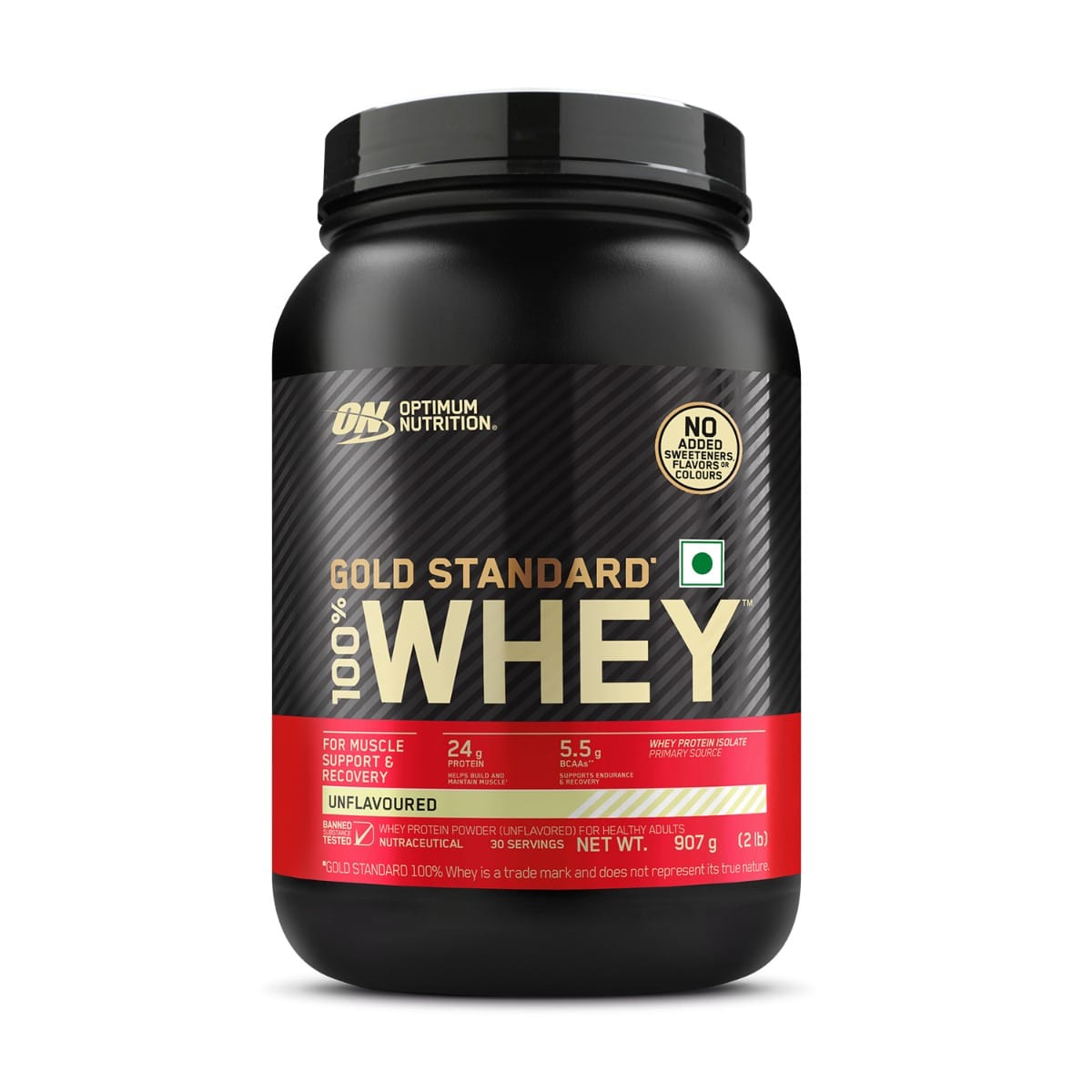 

Optimum Nutrition (ON) Gold Standard 100% Whey Protein Powder 2 lb, 907 g, for Muscle Support & Recovery, Vegetarian - Primary Source Whey Protein ...
