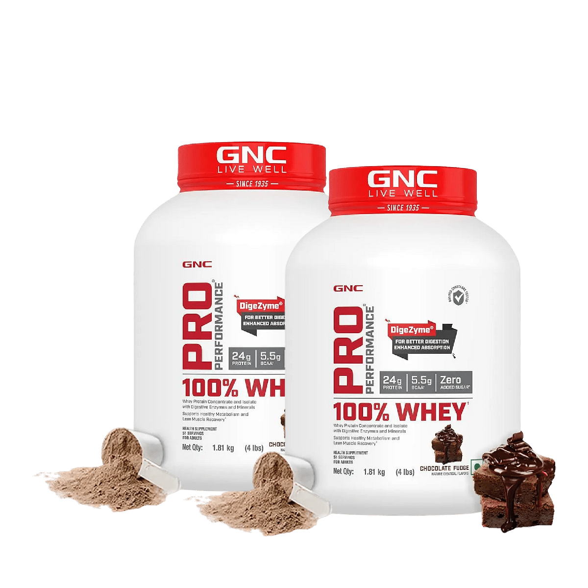 

GNC PRO PERFORMANCE 100% WHEY PROTEIN POWDER 4LBS | 51 SERVINGS | 24G PROTEIN | CHOCOLATE FUDGE | BOOSTS STRENGTH & ENDURANCE | BUILDS LEAN MUSCLES...