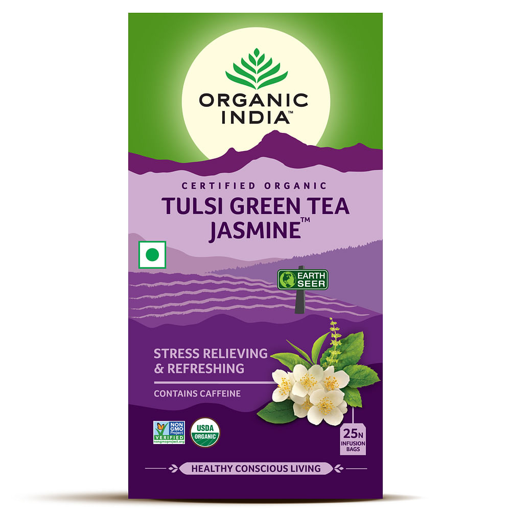 

Organic India Tulsi Green Tea Jasmine 25 Infusion Bags