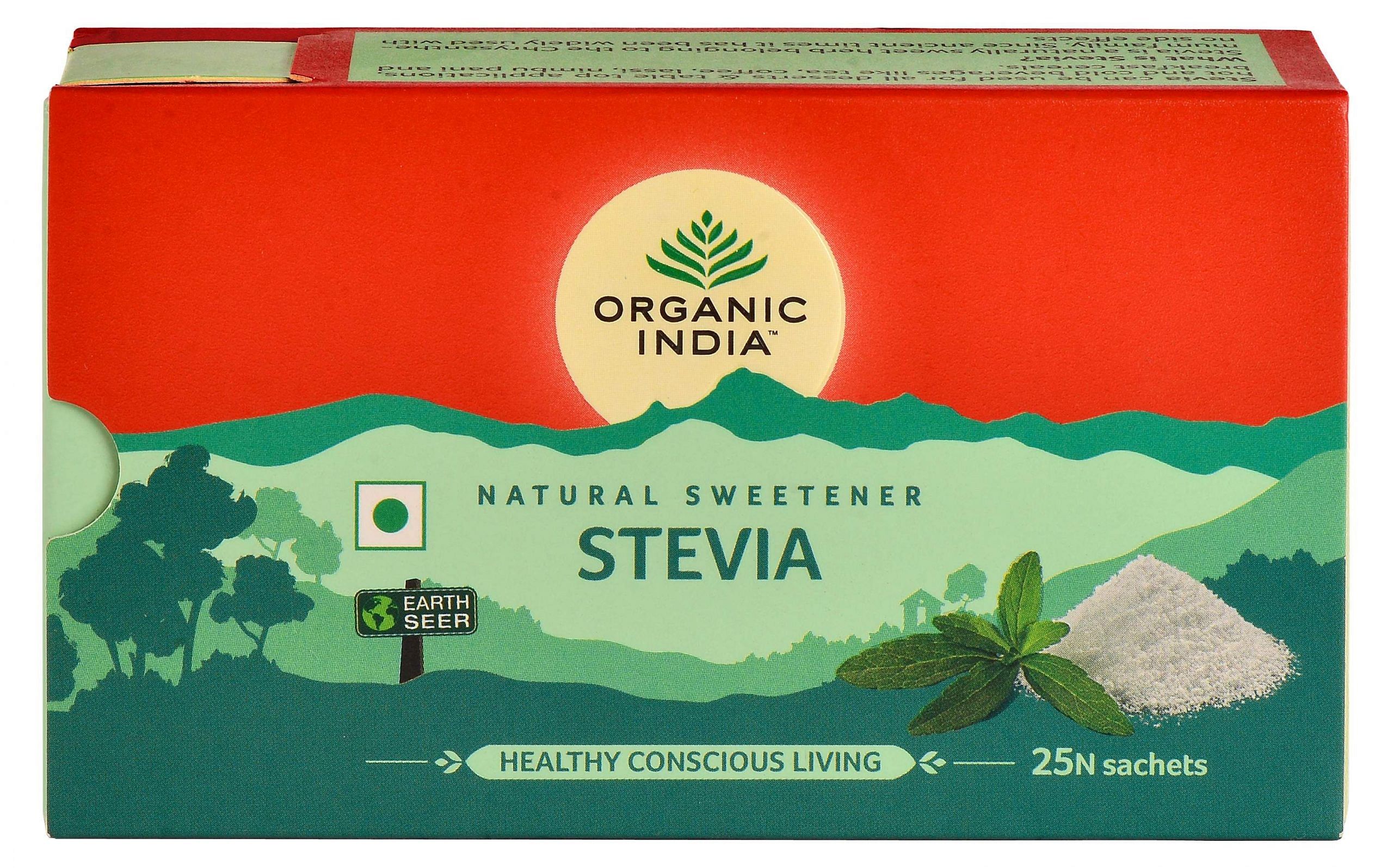 

Organic India Stevia 25 Sachet Box