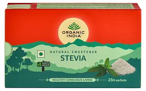 Organic India Stevia 25 Sachet Box