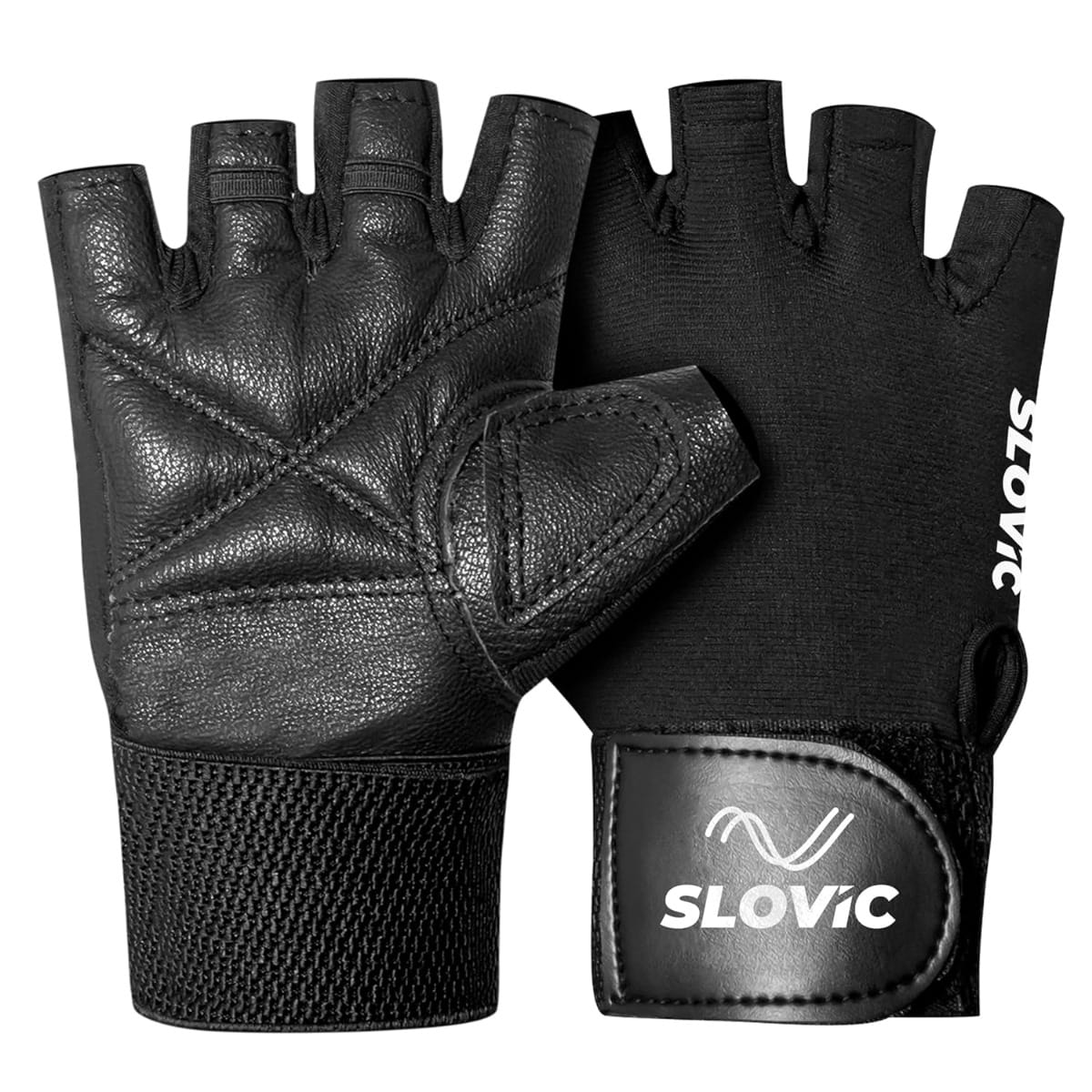 SLOVIC Gym Gloves for Men with Wrist Support Accessories | Padded Gym Gloves for Women for Weightlifting | Gloves for Gym Workout for Training | Exercise, Cycling Gloves, Bike Sports Gloves | X-Large