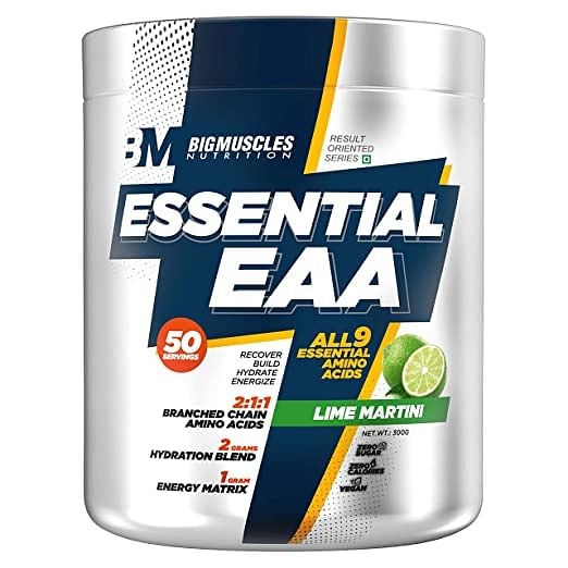 

Bigmuscles Nutrition Essential Eaa [50 Servings, Lime Martini]