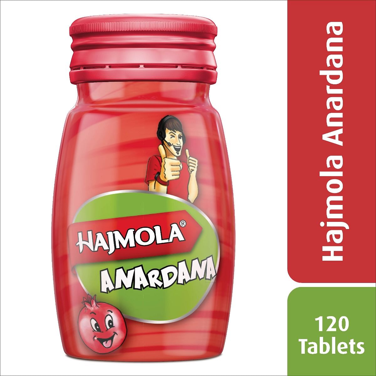 

Dabur Hajmola Tasty Digestive Tablets (Anardana Flavour) - 120 Tabs | Healthy, Tasty & Chatpata | Ayurvedic Tablets For Improved Digestion | Relief...