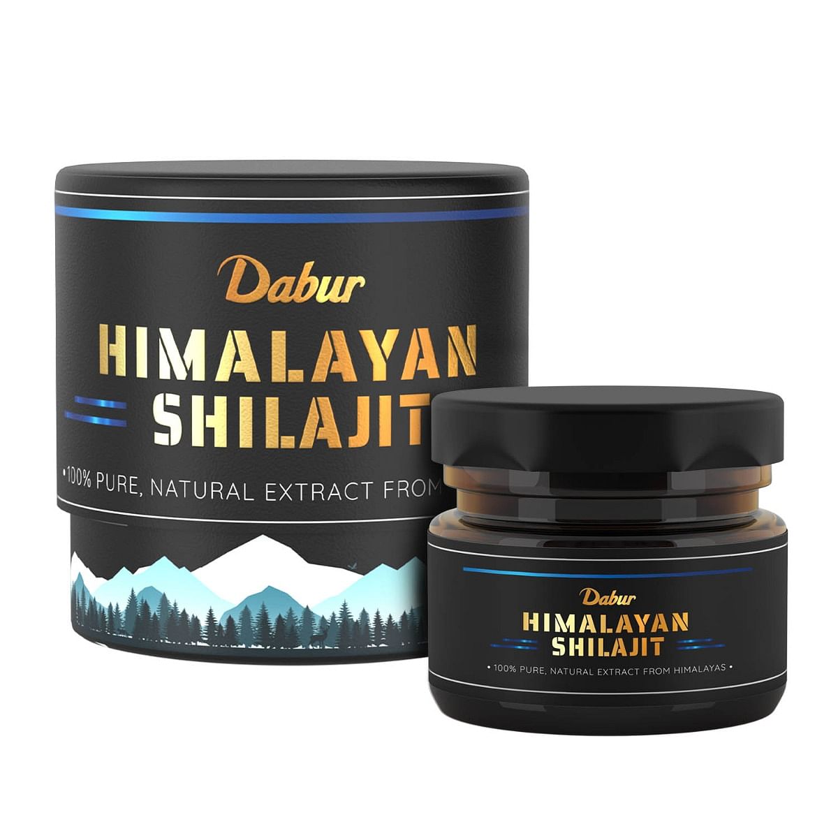 

Dabur Himalayan Shilajit Resin - 15g | 100% Pure Shilajit | Boosts Stamina and Energy | Builds Immunity