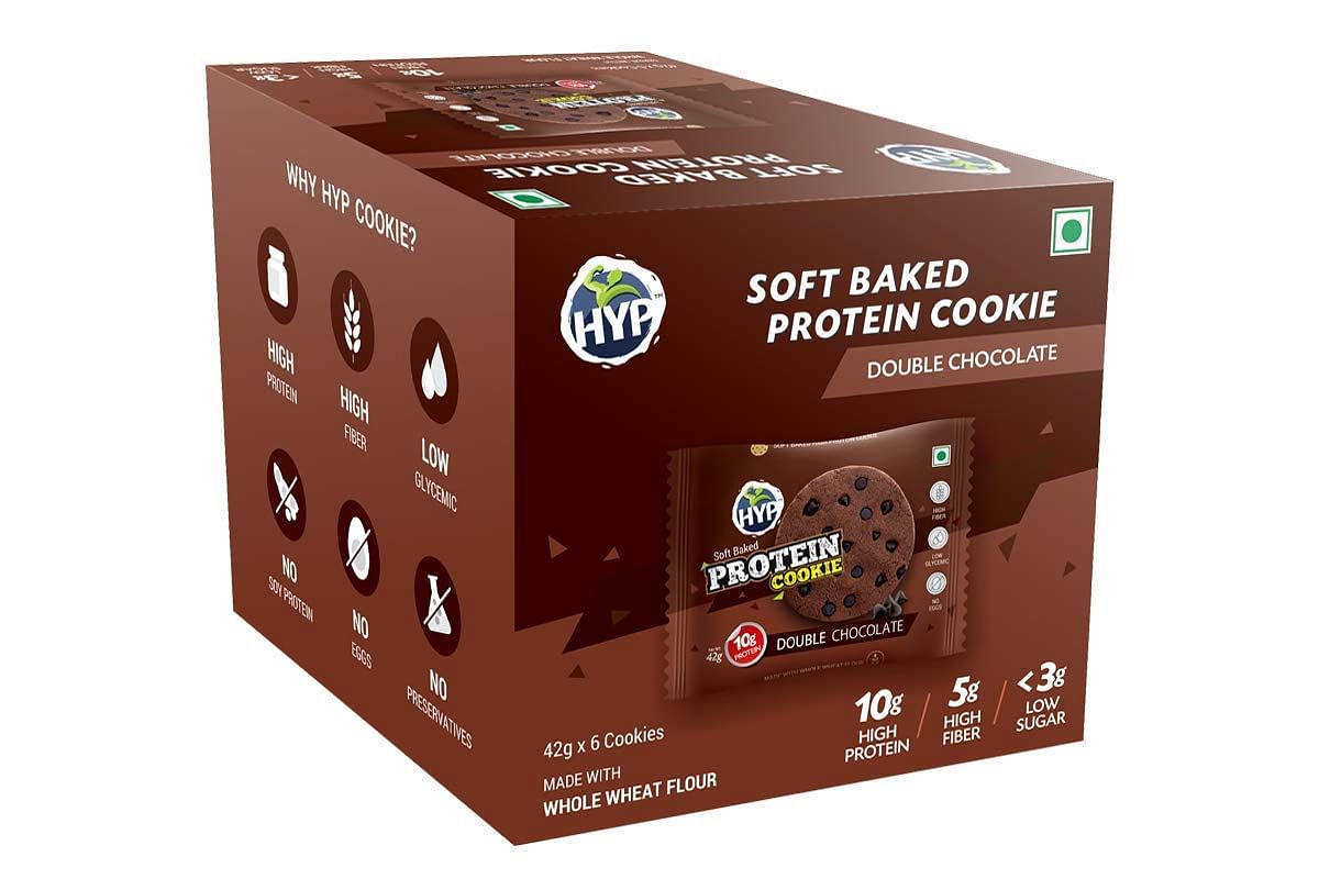 

HYP Soft Baked Protein Cookies - Double Chocolate - Box of 6 Cookies